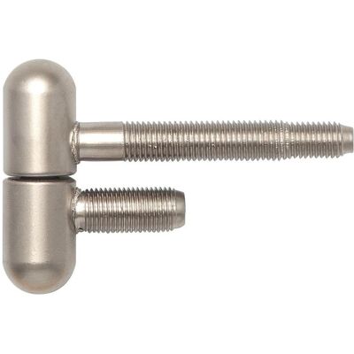 SFS, Türband, Stahlzargenband 2-tlg. mit Rundkopf, ø 16 mm, Höhe 50,5 mm, vernickelt matt SFS, Türband, Stahlzargenband 2-tlg. mit Rundkopf, ø 16 mm, Höhe 50,5 mm, vernickelt matt