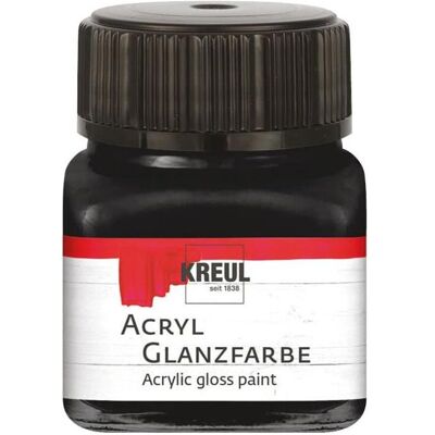 Kreul, Lack, Glanzlack 20ml (Schwarz, 0.02 l) Kreul, Lack, Glanzlack 20ml (Schwarz, 0.02 l)