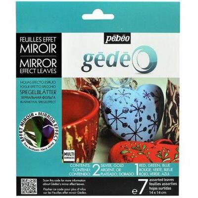 Pebeo, Künstlerfarbe + Bastelfarbe, Gédéo7 Spiegeleffekt-Blätter Pebeo, Künstlerfarbe + Bastelfarbe, Gédéo7 Spiegeleffekt-Blätter
