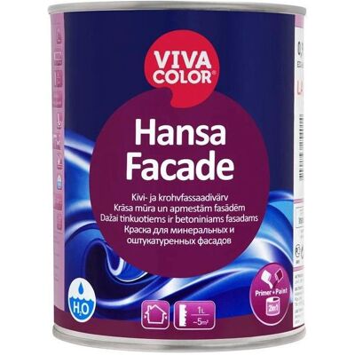 Viva Color, Künstlerfarbe + Bastelfarbe, Facade Paint Hansa Facade 0,9l La-Alus (900 ml) Viva Color, Künstlerfarbe + Bastelfarbe, Facade Paint Hansa Facade 0,9l La-Alus (900 ml)