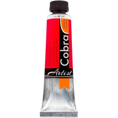 Cobra Künstlerfarbe + Bastelfarbe, Artist Ölfarbe Tube 40 ml Permanentrot Hell 370 (40 ml) Cobra Künstlerfarbe + Bastelfarbe, Artist Ölfarbe Tube 40 ml Permanentrot Hell 370 (40 ml)