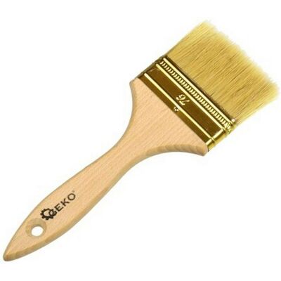 GEKO, Pinsel, Flachpinsel, 76 mm, Holzstiel (76 mm) GEKO, Pinsel, Flachpinsel, 76 mm, Holzstiel (76 mm)