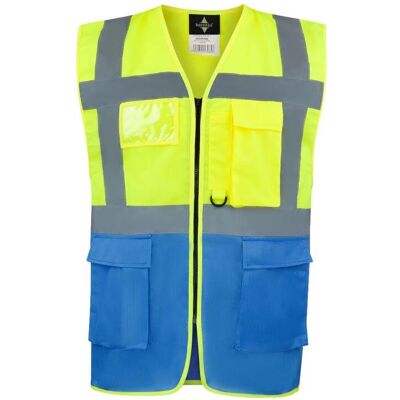 Korntex, Warnweste, Warnweste Multifunktional Hamburg Gelb/Blau mit 360° Sicherheit M EN ISO 17353 KXCMF (M) Korntex, Warnweste, Warnweste Multifunktional Hamburg Gelb/Blau mit 360° Sicherheit M EN ISO 17353 KXCMF (M)