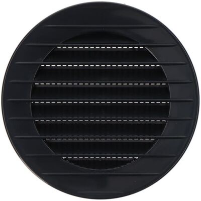 EDM RD-VENT Rund-Innenverkleidung mit Moskitonetz ABS Anthrazit Ø8-Ø11cm EDM RD-VENT Rund-Innenverkleidung mit Moskitonetz ABS Anthrazit Ø8-Ø11cm
