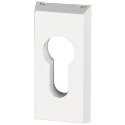 Abus, Türgriff + Türgarnitur, Schutzrosette für Metalltüren 10mm weiss (Türschildgarnitur) Abus, Türgriff + Türgarnitur, Schutzrosette für Metalltüren 10mm weiss (Türschildgarnitur)