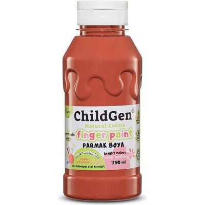 ChildGen, Künstlerfarbe + Bastelfarbe, Super abwaschbare Fingercolor Braun (350 ml) ChildGen, Künstlerfarbe + Bastelfarbe, Super abwaschbare Fingercolor Braun (350 ml)
