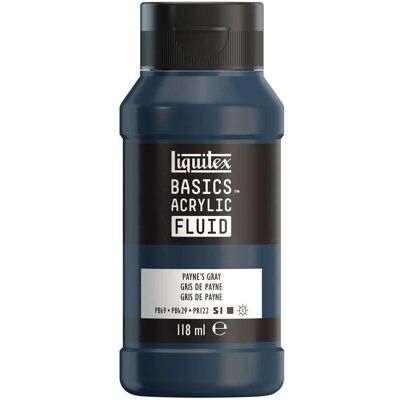 Liquitex Basics Fluid - Paynes Grey - 118 ml - Acrylfarbe Liquitex Basics Fluid - Paynes Grey - 118 ml - Acrylfarbe