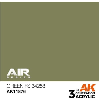 AK Interactive, Künstlerfarbe + Bastelfarbe, Green FS 34258 AK Interactive, Künstlerfarbe + Bastelfarbe, Green FS 34258
