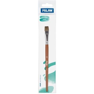 Milan Modell 121 No 16 Flacher Schulmalpinsel - Pinsel Milan Modell 121 No 16 Flacher Schulmalpinsel - Pinsel