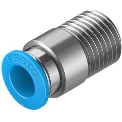 Festo, Zubehör Befestigungstechnik, Male Connector, R1/4 to 8mm Tube Festo, Zubehör Befestigungstechnik, Male Connector, R1/4 to 8mm Tube