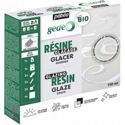 Pebeo, Künstlerfarbe + Bastelfarbe, Gédéo Kit Bio Überzugharz (150 ml) Pebeo, Künstlerfarbe + Bastelfarbe, Gédéo Kit Bio Überzugharz (150 ml)