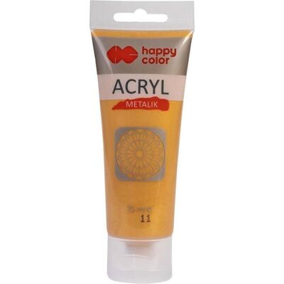 Happy Color, Künstlerfarbe + Bastelfarbe, Acrylfarbe 75 ml Gold COLOR (75 ml) Happy Color, Künstlerfarbe + Bastelfarbe, Acrylfarbe 75 ml Gold COLOR (75 ml)