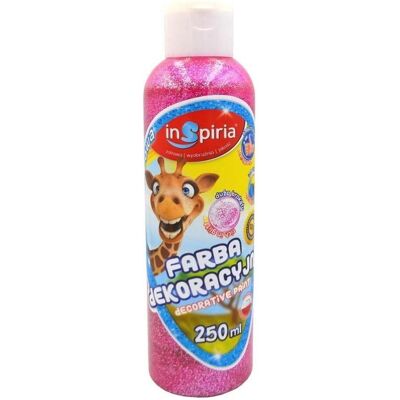 Schemat, Künstlerfarbe + Bastelfarbe, Rosa glitzernde Dekorationsfarbe 250 ml (250 ml) Schemat, Künstlerfarbe + Bastelfarbe, Rosa glitzernde Dekorationsfarbe 250 ml (250 ml)