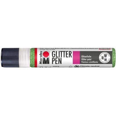 Marabu, Künstlerfarbe + Bastelfarbe, Effektfarbe "Glitter-Liner", glitter-kiwigrn, 25 ml (25 ml) Marabu, Künstlerfarbe + Bastelfarbe, Effektfarbe "Glitter-Liner", glitter-kiwigrn, 25 ml (25 ml)