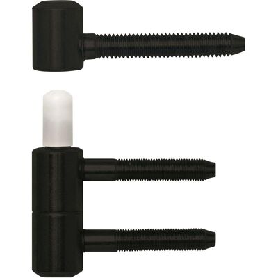 SFS, Türband, Einbohrband 2-teilig für Futtertüren, 16 mm, Stahl schwarz besch. RAL 9005 SFS, Türband, Einbohrband 2-teilig für Futtertüren, 16 mm, Stahl schwarz besch. RAL 9005