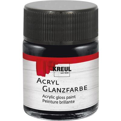 Kreul, Lack, Glanzlack 50 ml (Schwarz, 0.05 l) Kreul, Lack, Glanzlack 50 ml (Schwarz, 0.05 l)
