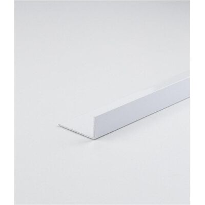 Arcansas, Profil + Stange, Diy profile l-angle, white painted aluminum, 1000 x 15 x 10 mm Arcansas, Profil + Stange, Diy profile l-angle, white painted aluminum, 1000 x 15 x 10 mm