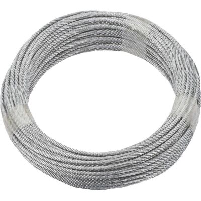 Dörner + Helmer, Seil, Ruck-Zuck Edelstahlseil Seil ø 4 mm Länge 20 m für Haltezwecke geeignet EN12385 (20 m) Dörner + Helmer, Seil, Ruck-Zuck Edelstahlseil Seil ø 4 mm Länge 20 m für Haltezwecke geeignet EN12385 (20 m)