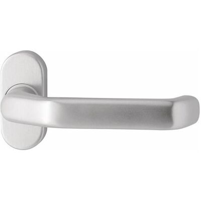 EDI, Türgriff + Türgarnitur, Profiltürdrückerlochteil 1200/2033 Edelstahl EST oval 8 mm gekröpft (Türgarnitur) EDI, Türgriff + Türgarnitur, Profiltürdrückerlochteil 1200/2033 Edelstahl EST oval 8 mm gekröpft (Türgarnitur)