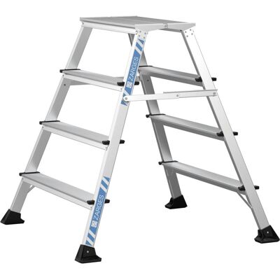 Zarges, Leiter + Gerüst, XLstep P - Podest breit 2 x 4 Stufen Zarges, Leiter + Gerüst, XLstep P - Podest breit 2 x 4 Stufen