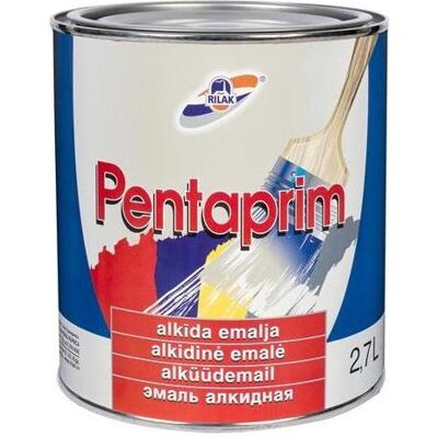 Rilak, Künstlerfarbe + Bastelfarbe, Alkyd Enamel Paint Pentaprim 2,7l Green (2700 ml) Rilak, Künstlerfarbe + Bastelfarbe, Alkyd Enamel Paint Pentaprim 2,7l Green (2700 ml)
