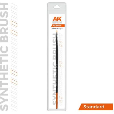 AK Interactive, Pinsel, AK SYNTHETIC BRUSH - ROUND 2/0 AK Interactive, Pinsel, AK SYNTHETIC BRUSH - ROUND 2/0