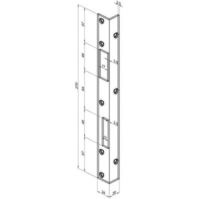 MSL, Türgriff + Türgarnitur, Winkelschliessbleche B-1303 (Türgriff) MSL, Türgriff + Türgarnitur, Winkelschliessbleche B-1303 (Türgriff)