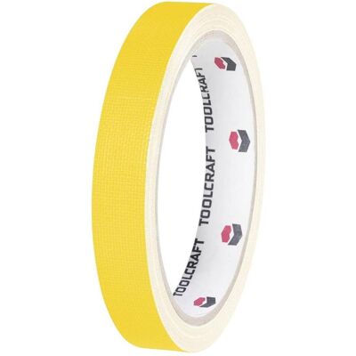 Toolcraft, Klebeband, Gewebeklebeband HEB15L10GC Gel (15 mm) Toolcraft, Klebeband, Gewebeklebeband HEB15L10GC Gel (15 mm)