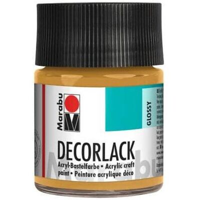Marabu, Künstlerfarbe + Bastelfarbe, Acryllack "Decorlack", metallic-gold, 50 ml, im Glas (50 ml) Marabu, Künstlerfarbe + Bastelfarbe, Acryllack "Decorlack", metallic-gold, 50 ml, im Glas (50 ml)