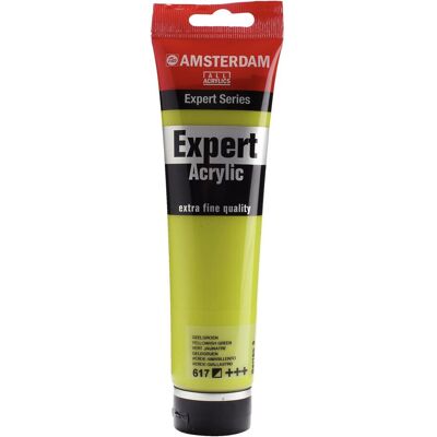 Amsterdam, Künstlerfarbe + Bastelfarbe, Expert Acrylfarbe Tube 150 ml Gelbgrün 617 (150 ml) Amsterdam, Künstlerfarbe + Bastelfarbe, Expert Acrylfarbe Tube 150 ml Gelbgrün 617 (150 ml)