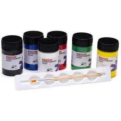 Winsor & Newton, Künstlerfarbe + Bastelfarbe, Hobby acrylic paint set 6x60ml w/palette & brush (60 ml) Winsor & Newton, Künstlerfarbe + Bastelfarbe, Hobby acrylic paint set 6x60ml w/palette & brush (60 ml)