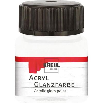Kreul, Lack, Glanzlack 20ml (Weiss, 0.02 l) Kreul, Lack, Glanzlack 20ml (Weiss, 0.02 l)