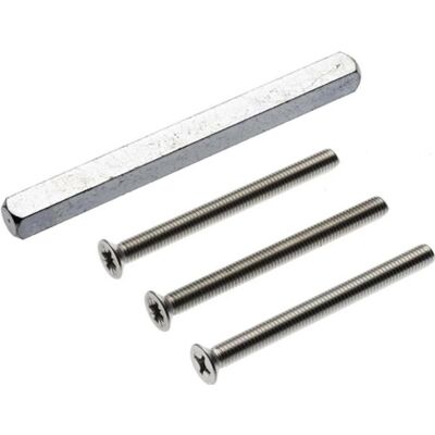 EDI, Zubehör Türbeschlag, Befestigungsset Nr. 30 63-67 mm M6 x 75 Vierkant 8 x 130 mm EDI, Zubehör Türbeschlag, Befestigungsset Nr. 30 63-67 mm M6 x 75 Vierkant 8 x 130 mm