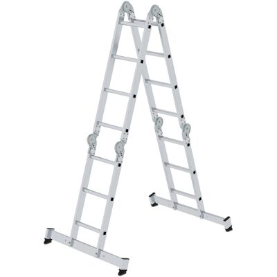 Günzburger Steigtechnik Mehrzweckleiter - 14 Sprossen - Aluminium Günzburger Steigtechnik Mehrzweckleiter - 14 Sprossen - Aluminium