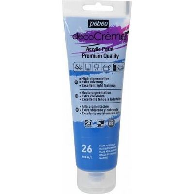 Pebeo, Künstlerfarbe + Bastelfarbe, Decocrème Matt Acrylfarben (120 ml) Pebeo, Künstlerfarbe + Bastelfarbe, Decocrème Matt Acrylfarben (120 ml)