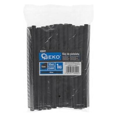 GEKO, Heissklebepistole, Klej do pistoletu 11mm-200mm 1kg czarny 52szt. (10/20) GEKO, Heissklebepistole, Klej do pistoletu 11mm-200mm 1kg czarny 52szt. (10/20)