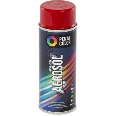 Pentacolor, Künstlerfarbe + Bastelfarbe, PAINT AEROS PENTA RUBY RED 400ML R-3003 (400 ml) Pentacolor, Künstlerfarbe + Bastelfarbe, PAINT AEROS PENTA RUBY RED 400ML R-3003 (400 ml)