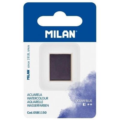 Teka, Künstlerfarbe + Bastelfarbe, MILAN ozeanblaue Aquarellfarbe in einem Würfel Teka, Künstlerfarbe + Bastelfarbe, MILAN ozeanblaue Aquarellfarbe in einem Würfel