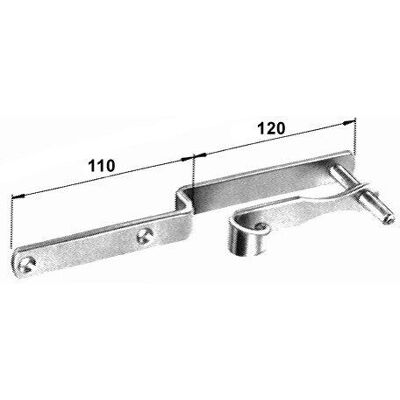Werkstarck, Zubehör Fensterbeschlag, Jalousie-Vorreiber zum Aufschrauben Werkstarck, Zubehör Fensterbeschlag, Jalousie-Vorreiber zum Aufschrauben