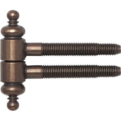 SFS, Türband, Einbohrband mit Zierkopf, ø 16mm, Bandhöhe 63mm,Stahl bronze patiniert SFS, Türband, Einbohrband mit Zierkopf, ø 16mm, Bandhöhe 63mm,Stahl bronze patiniert