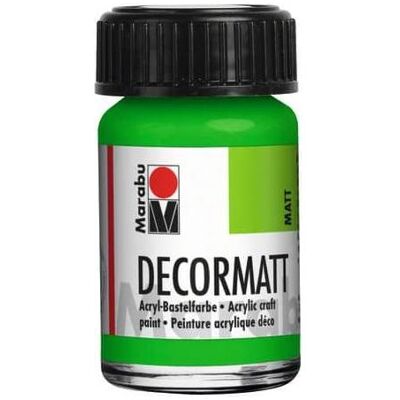 Marabu, Künstlerfarbe + Bastelfarbe, Decormatt Acryl 15 ml im Glas gelbgrün (15 ml) Marabu, Künstlerfarbe + Bastelfarbe, Decormatt Acryl 15 ml im Glas gelbgrün (15 ml)