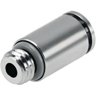Festo, Zubehör Befestigungstechnik, Push-in Fitting M5 4mm Festo, Zubehör Befestigungstechnik, Push-in Fitting M5 4mm