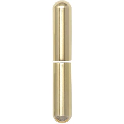 SFS, Zubehör Türbeschlag, Aufsteckhülse 3-DIM rund Türband ø 20mm H 112mm oben/unten, Alu vermessingt SFS, Zubehör Türbeschlag, Aufsteckhülse 3-DIM rund Türband ø 20mm H 112mm oben/unten, Alu vermessingt