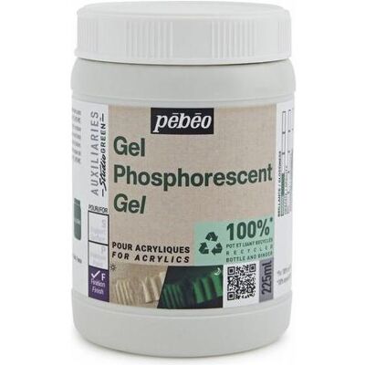 Pebeo, Künstlerfarbe + Bastelfarbe, Phospho Studio Green Gel (225 ml) Pebeo, Künstlerfarbe + Bastelfarbe, Phospho Studio Green Gel (225 ml)