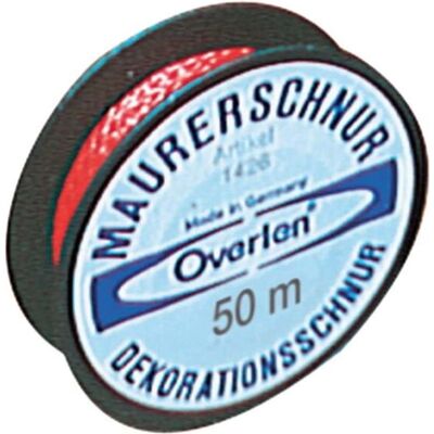 Overmann, Zubehör Verlegematerial, Fliesenlegerschnur 50 m 10 kg rot Overmann, Zubehör Verlegematerial, Fliesenlegerschnur 50 m 10 kg rot