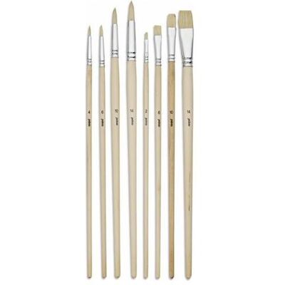 Pebeo, Pinsel, 8 Flache + runde ML-Bürste SBB Pebeo, Pinsel, 8 Flache + runde ML-Bürste SBB