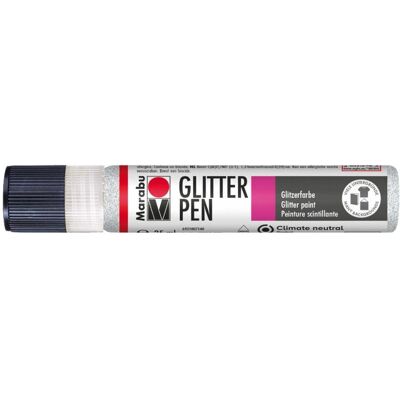 Marabu, Künstlerfarbe + Bastelfarbe, Glitter-Liner 25 ml weiss (25 ml) Marabu, Künstlerfarbe + Bastelfarbe, Glitter-Liner 25 ml weiss (25 ml)