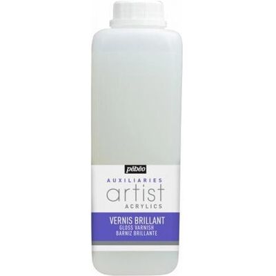 Pebeo, Künstlerfarbe + Bastelfarbe, Artist Acrylics Wasserbasierter Glanzfirnis (1000 ml) Pebeo, Künstlerfarbe + Bastelfarbe, Artist Acrylics Wasserbasierter Glanzfirnis (1000 ml)