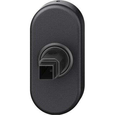 FSB, Fenstergriff, Fenstergriff Adapter-Rosette oval, Aluminium schwarz matt FSB, Fenstergriff, Fenstergriff Adapter-Rosette oval, Aluminium schwarz matt