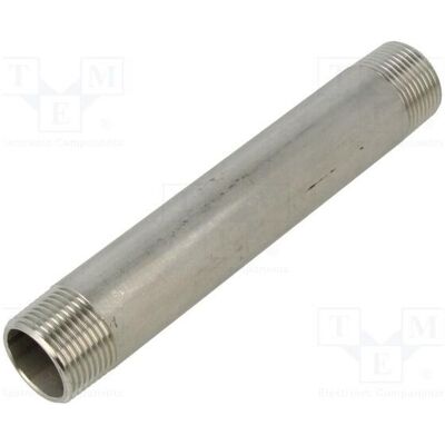 Gebo, Rohrverbindungstechnik, Verbinder: Anschluss-Stutzen Edelstahl AISI 316L 150mm G316 Gebo, Rohrverbindungstechnik, Verbinder: Anschluss-Stutzen Edelstahl AISI 316L 150mm G316